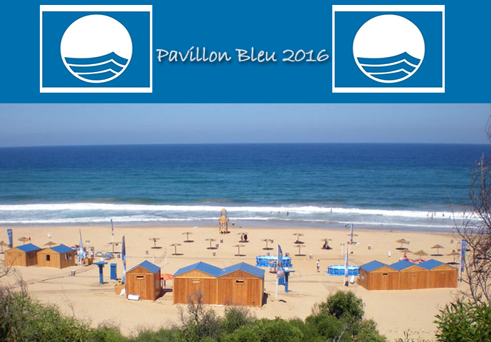 Cinq plages battront « Pavillon bleu »  cette saison dans les wilayas de Tanger et Tétouan : Achakar, Ba-Kacem, Dalia, Oued Aliane et Oued Laou