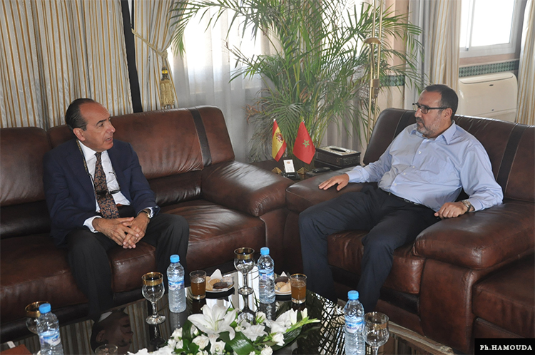 Le nouveau Consul général d’Espagne à Tanger, Rend visite au Maire de la Ville