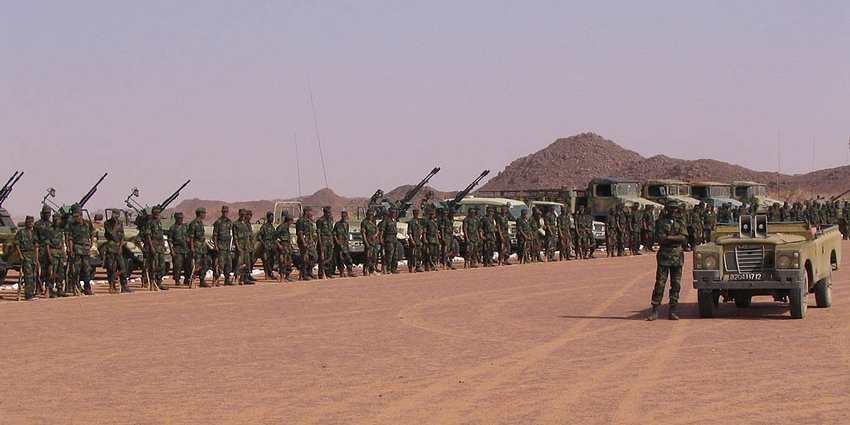 La féraille militaire du polisario ..!