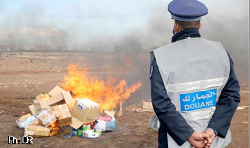 Destruction à Tanger de 14 tonnes de drogues diverses