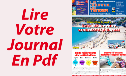 Le Journal de Tanger 29 Mai 2021 en PDF