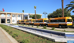Al Hoceima Remise de 35 bus scolaires aux communes de la province