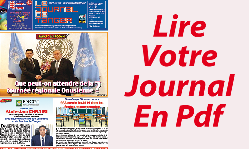 Le Journal de Tanger 22 Janvier en PDF