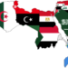 Carte officielle unifiée du Monde Arabe, intégrant la carte complète du Royaume Chérifien du Maroc
