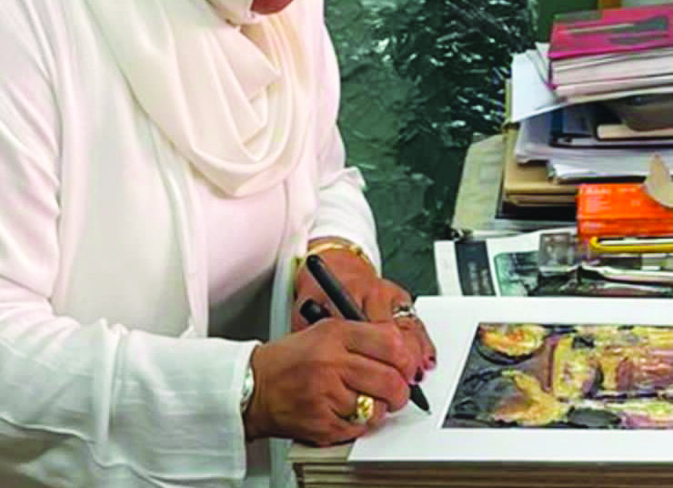 Arts et culture Najat Chargui l’artiste baignée  par l’ombre