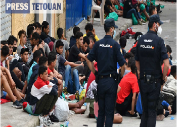Migrants à Ceuta, dépassement de capacité du centre de refuge