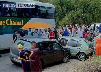 Grave accident de la route dans La Province De Chefchaouen