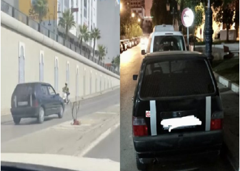 Le dernier espoir jamais vu à Tanger, conduire en sens croisé