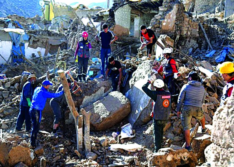 Séisme « AL HAOUZ » 1 an après, mise en revue  du travail et d’actions sous les directives de son Sa Majesté le Roi Mohammed VI que Dieu le Glorifie