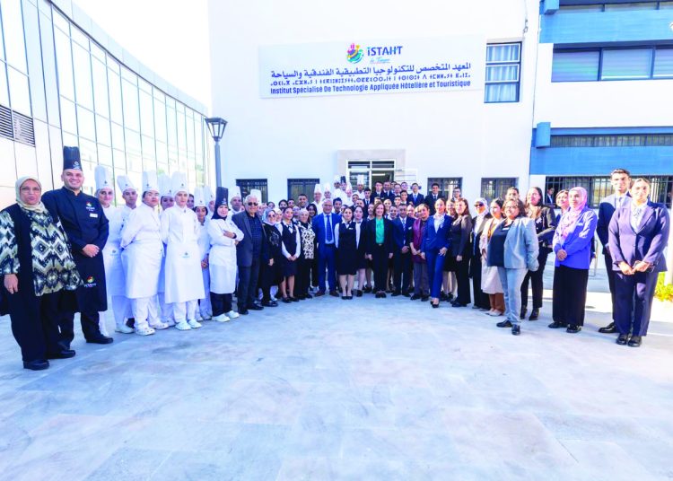 Fatim-Zahra Ammor, Ministre du Tourisme inaugure l’hôtel pédagogique de l’ISTAHT de Tanger
