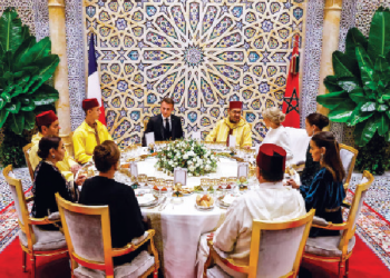 Cérémonie du diner Royal offert en l’honneur du Président de la république de France