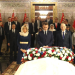 Visite du mausolée Mohammed V par le Président français et son épouse