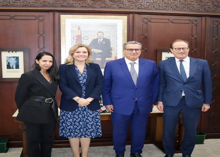 Aziz Akhannouch reçoit Yaël Braun-Pivet