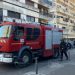 Un magasin en feu dans une galerie à Tanger