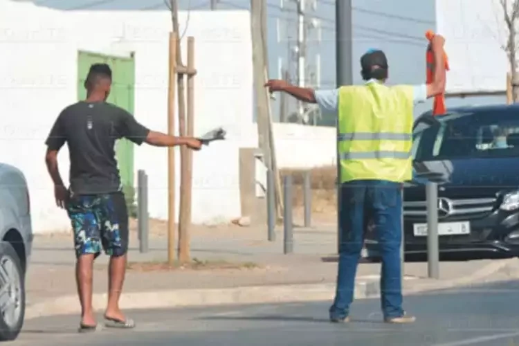 Note administrative urgente : Gardiens de voitures à Casablanca