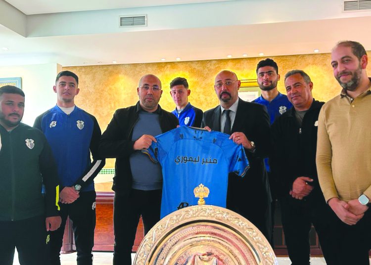 Mounir Lymouri a reçu l’équipe du club de « l&rsquo;Union de Beach Soccer de Tanger »
