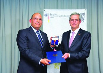 la Croix du Mérite Fédéral de la République Fédérale d&rsquo;Allemagne a l’honorable Consul Honoraire Zouhair MAGOUR