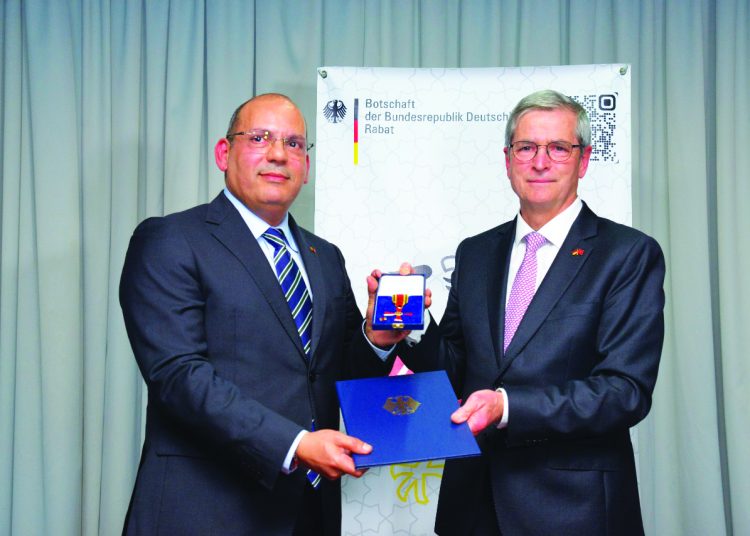 la Croix du Mérite Fédéral de la République Fédérale d&rsquo;Allemagne a l’honorable Consul Honoraire Zouhair MAGOUR