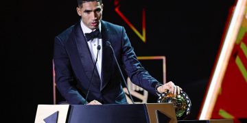 Achraf Hakimi sacré Ballon d’Or africain 2025 à Rabat