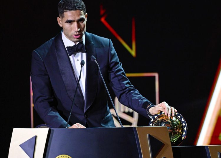 Achraf Hakimi sacré Ballon d’Or africain 2025 à Rabat
